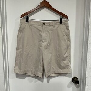 Adidas Climacool Golf Shorts, Stretchy, Men's 36, Khaki, 9" Inseam